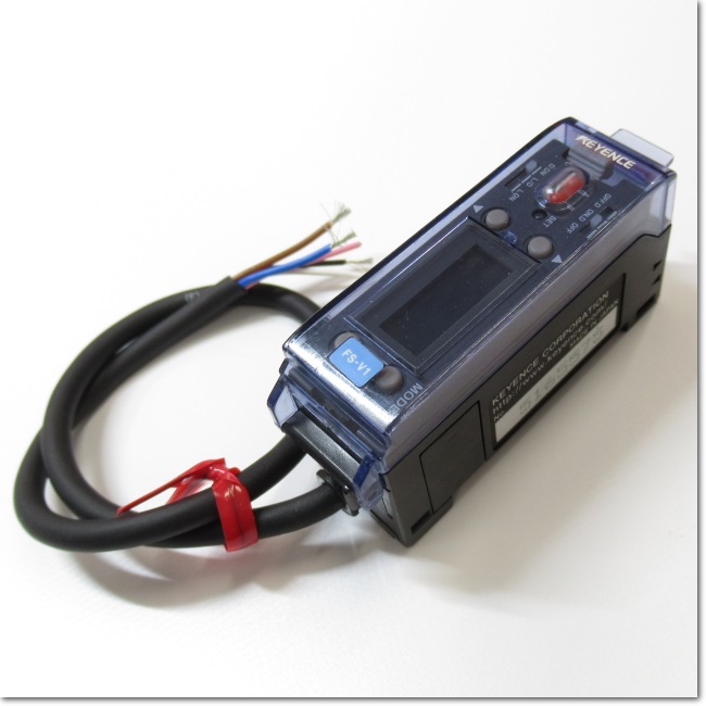 Keyence FS-V1 Amplificador de fibra, tipo cable, unidad padre, NPN
