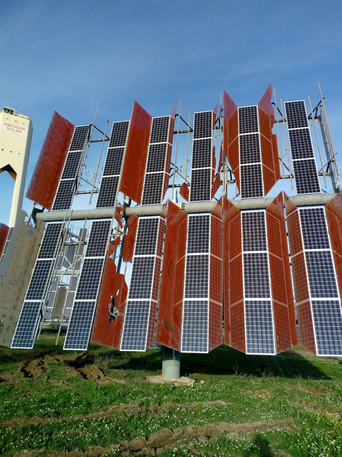 Customized photovoltaic module for PV Sanlucar La Mayor PS10