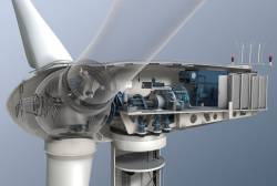 Fornecimento de peças para turbinas eólicas