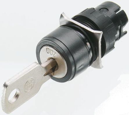 ZB6AGE Schneider Electric Key Switch Head, 3 Positions, Interlock
