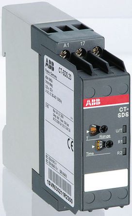 Time-delay relay, Single-function, 0.5 → 10 s, 4 contacts, 4PDT, 100 → 120 V ac