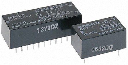 Relé RF de montagem em circuito impresso SPCO, bobina de 0,5A 5Vdc