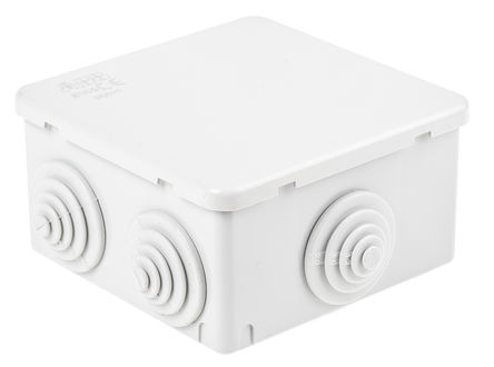 Разклонителна кутия ABB 00810, термопластична, сива, 40mm, 80mm, 80mm, 40 x 80 x 80mm, IP44