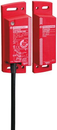 Interruptor de seguridad sin contactos Schneider Electric XCS DM480102, XCS-DM, IP66, IP67, IP69K, 100 x 34 x 32 mm