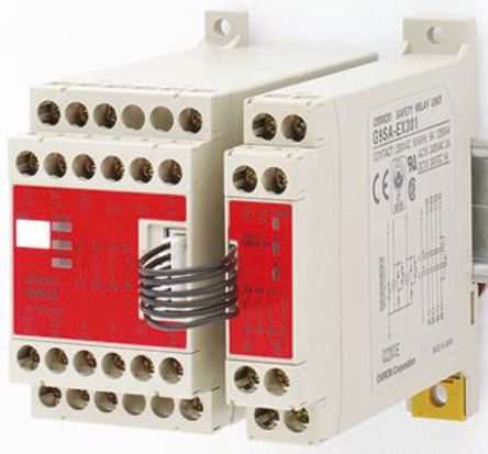 Safety relay Omron G9SA-321-T15 24AC / DC, 1, 3, 1, 2 channels, 24 V ac / dc, 111mm, 76mm, 45mm, G9SA