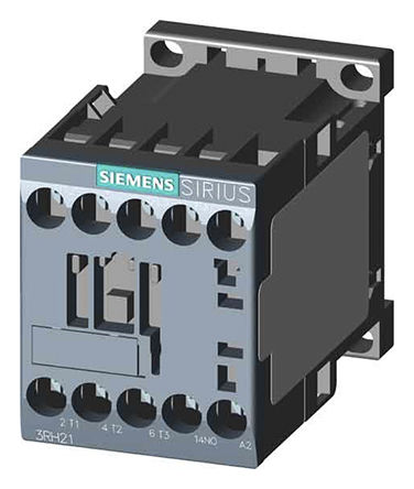 
				Relé de control Siemens 3RH2122-1JB40, 2 NA / 2 NC, Sirius, 3RH2