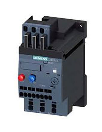 Relé de sobrecarga Siemens 3RU2116-0EC1, NA / NC, com reset automático, manual, 0,4 A, Sirius, 3RU2