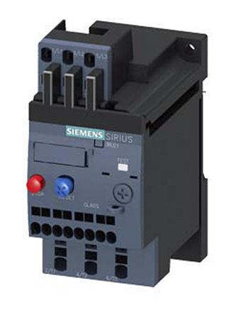 
				Relé de sobrecarga Siemens 3RU2116-1KC1, NA/NC, con reinicio Automático, manual, 12,5 A, Sirius, 3RU2