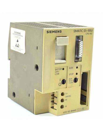 6ES5102-8MA01 SIEMENS Simatic S5 102 CPU Module