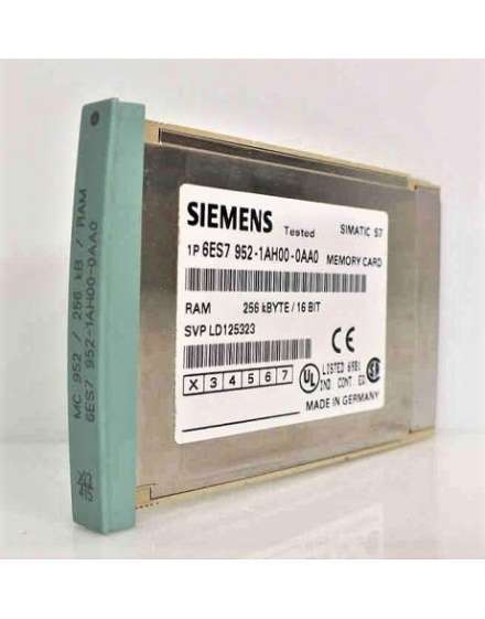 6ES7952-1AH00-0AA0 SIEMENS SIMATIC S7-400 RAM MEMORY CARD MC 952