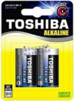 Toshiba Alkaline LR14G 1.5VR BP-2 Battery