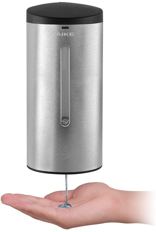 Автоматичен стенен диспенсър за сапун от неръждаема стомана със сензор