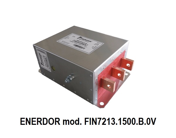 	Filtro trifasico 600VAC 50/60 Hz 1500A E       ENERDOOR     FIN7213.1500.B.0V