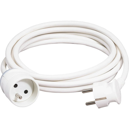 Legrand LEG51601 Cable alargador de 1 enchufe (1 enchufe 2P + T, cable de 5 m)