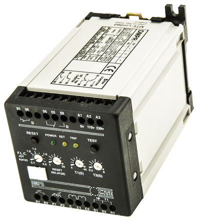 Relé de sobrecarga ABB DMPR230S000, con reinicio Automático, manual, remoto