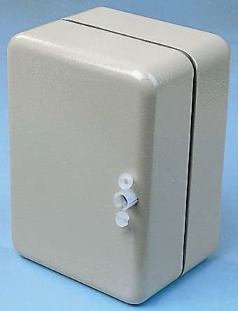 Caja de pared Schneider Electric RS 508-172, IP54, Acero, Gris, 182 x 132 x 107mm