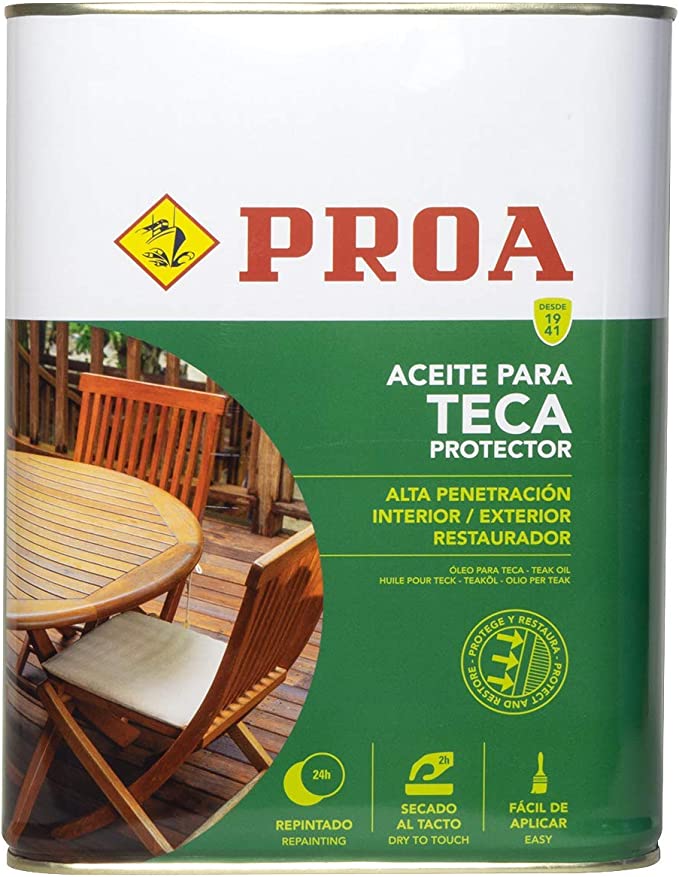 Aceite para Teca, Transparente 4lts