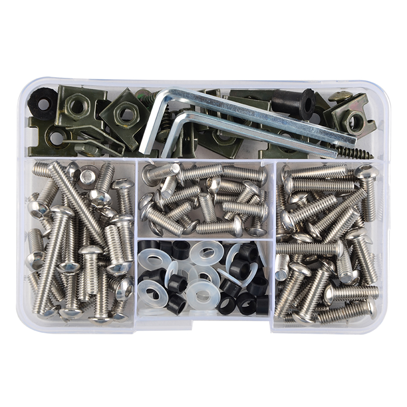 Bolt/Screw Kit, 1,200 Pieces, Steel