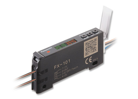 FX-101 Sensor: fiber optic amplifier; NPN; Connection: terminals