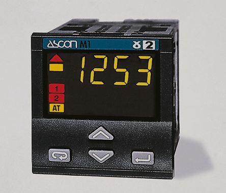 M1-3000-0000  Controlador de temperatura PID, M1-3000-0000, 48 x 48 (1/16 DIN) mm, voltaje 100 VAC, 240 VAC