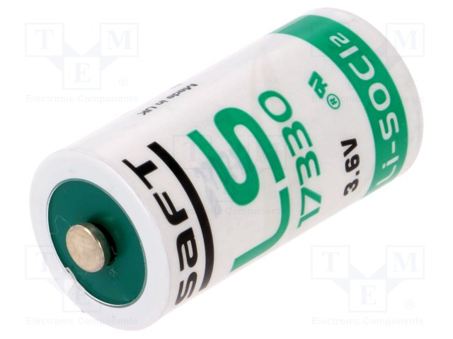 SAFT-LS17330 Bateria: lítio; 3,6 V