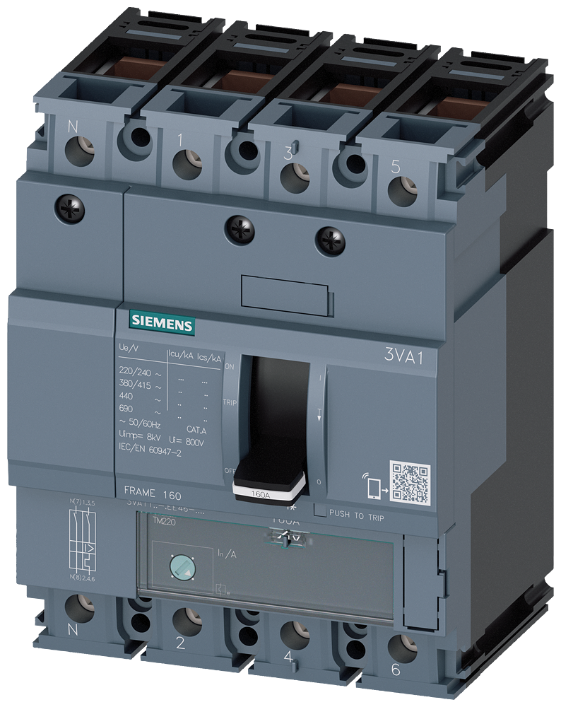 Siemens 3VA1563-6EF32-0AA0 Disyuntor