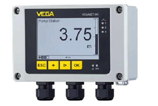 Controlador de nivel Vega, 100 → 230 V, 1 entrada / 4 salidas, montaje en pared