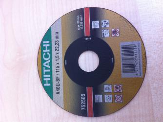 Inox Cutting Disc 115x1,5mmx22mm Hitachi ADJ Ditec