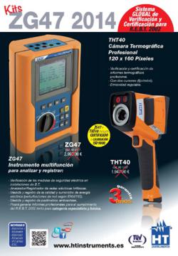 Kit ZH47 Multifunction Instrument to Register and Analyze + THT40 Professional Thermographic Camera + HT96U + G36 + HT307 + HT20