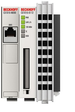BECKHOFF CX1010 | PC industriale modulare su guida DIN CPU compatibile Pentium® MMX da 500 MHz (TC3: 30)