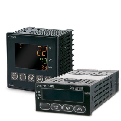 OMRON E5GNQ103TCFLKAC100240 | Controlador de temperatura Termopar/Pt100 1 Alarma RS485 Salida PNP 24x48