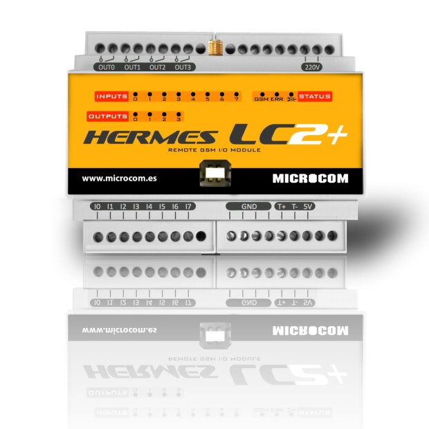 MC0000161 Microcom Hermes LC2 + Remote e datalogger GSM / GPRS